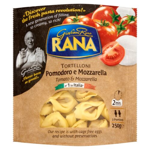 Giovanni Rana Tortelloni paradicsomos-mozzarellás tojásos friss tészta 250 g