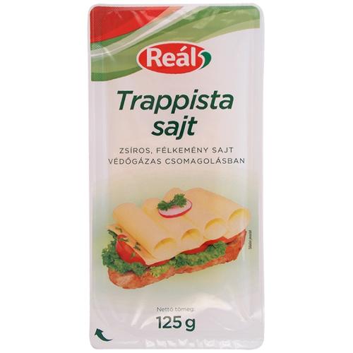 Reál Trappista Sajt szeletelt, védőgázas 125 g (#24)