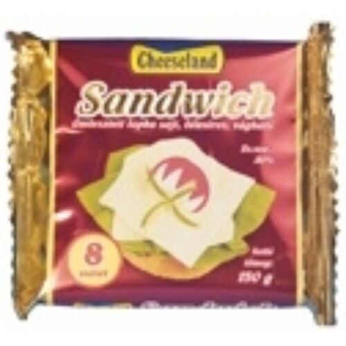 Cheeseland Lapkasajt Sandwich Natúr 150 g