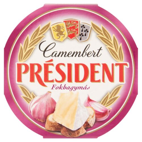 Président Camembert Sajt Fokhagymás 120 g
