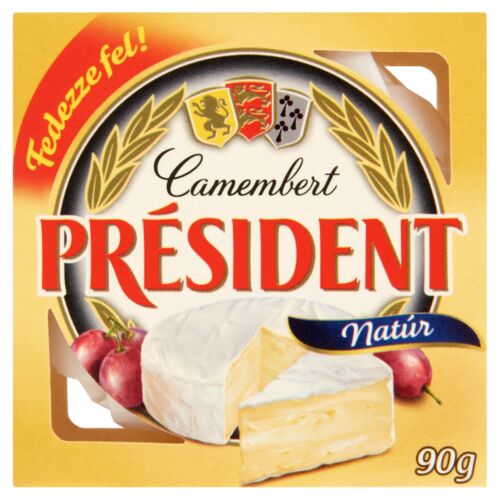 Président Camembert Sajt Natúr 90 g