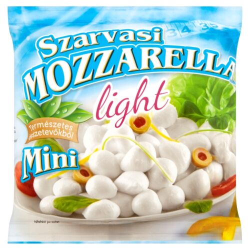 Szarvasi Mini Mozzarella Sajt Lében LIGHT 200/100 g