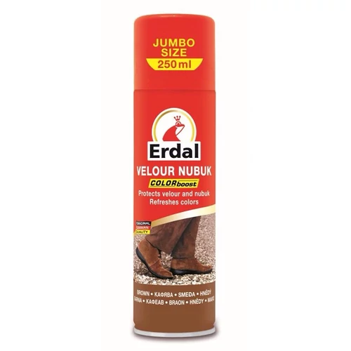 Erdal Velúr - Nubuk Cipőspray Barna 250 ml