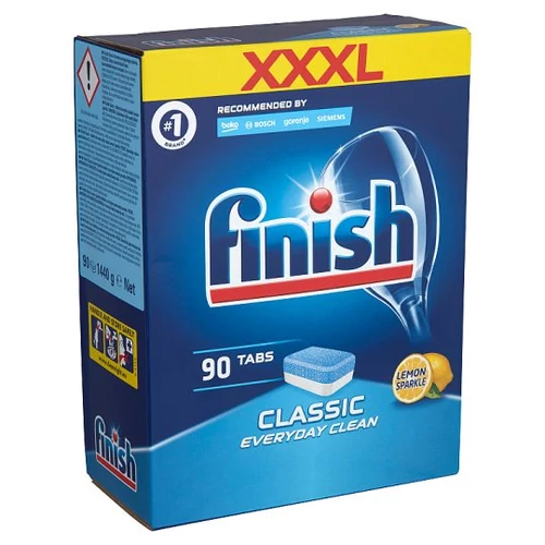 Calgonit Finish Classic Mosogatógép Tabletta Lemon 90 db