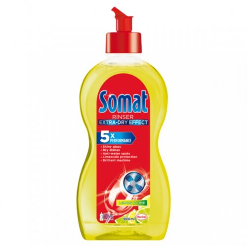Somat Lemon&Lime száradást gyorsító mosogatógép öblítő 500 ml