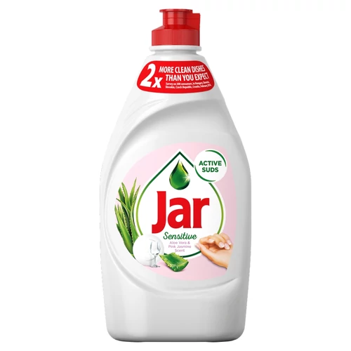 Jar Mosogatószer Sensitive Aloe Vera & Pink Jasmin 450 ml (#21)