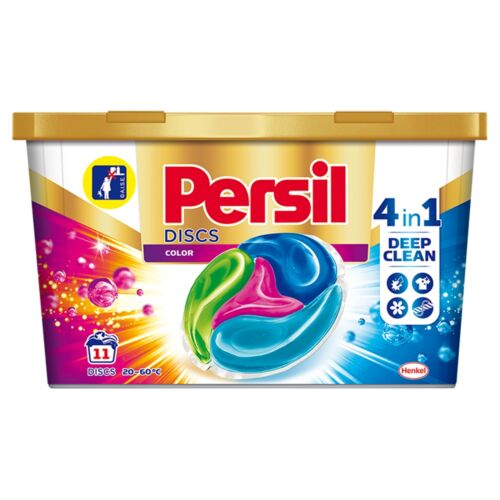 Persil Discs Color mosószer koncentrátum gépi mosáshoz színes ruhadarabokhoz 11 mosás 275 g (#8)