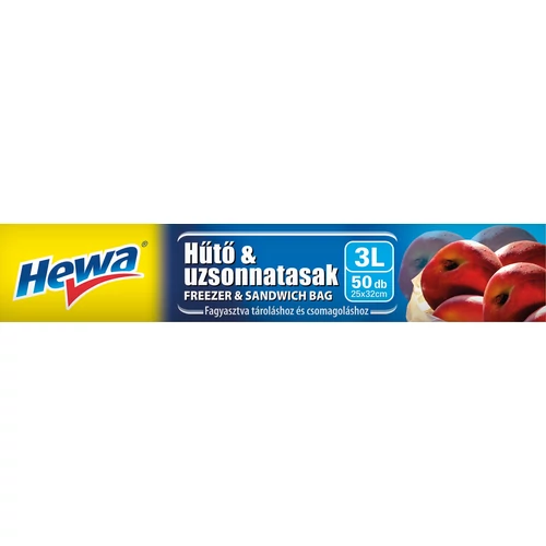 Hewa Hűtő & Uzsonnatasak 3 l 50 db