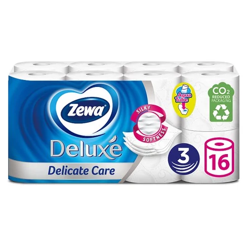 Zewa Deluxe Toalettpapír Delicate Care 3 rétegű 16 tekercs (#3)