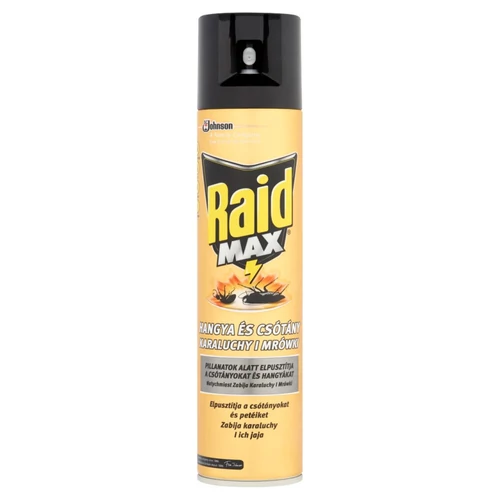 Raid Max Csótány- és Hangyaírtó Aerosol 400 ml (#12)