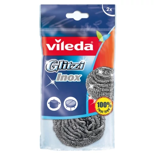 Vileda Glitzi Inox Fém Edénysúroló 2 db