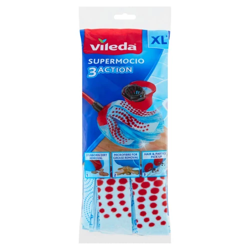 Vileda Supermocio 3 Action XL felmosófej Pattintós