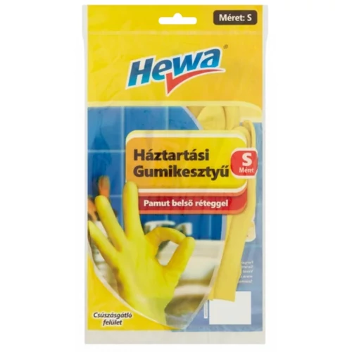 Hewa Háztartási Gumikesztyű S-es méret, 1 pár