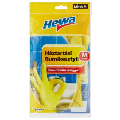 Hewa Háztartási Gumikesztyű M-es méret, 1 pár