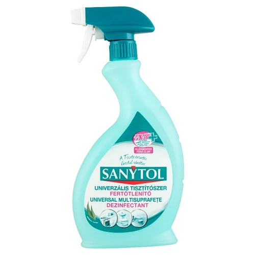 Sanytol Univerzális Tisztítószer Fertőtlenítő Eukaliptusz szórófejes 500 ml (#12)