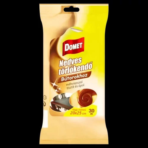 Hewa/Domet Nedves Törlőkendő Bútorokhoz Méhviasszal 30 db