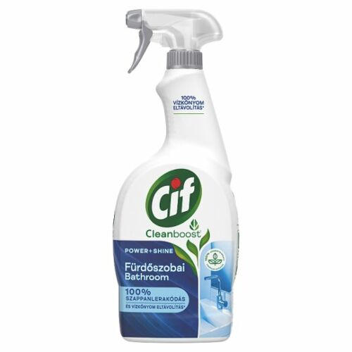 Cif Cleanboost Power + Shine fürdőszobai tisztító spray szórófejes 750 ml