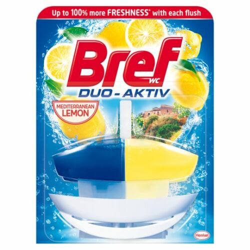 Bref Duo Aktiv Kosaras WC Öblítő Lemon 50 ml