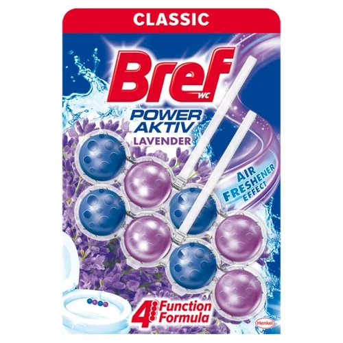Bref Power Aktiv Kosaras WC Öblítő Lavender 2x50 g=100 g