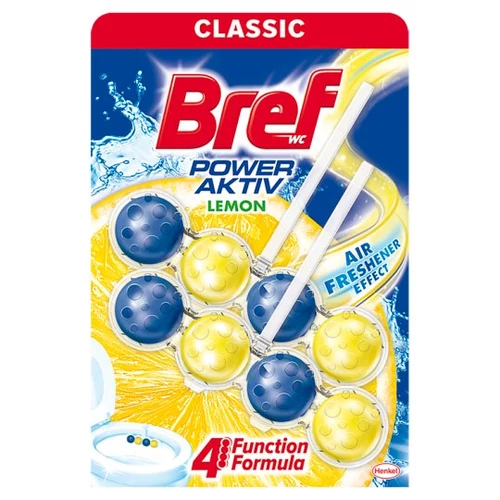 Bref Power Aktiv Kosaras WC Öblítő Lemon 2x50 g=100 g