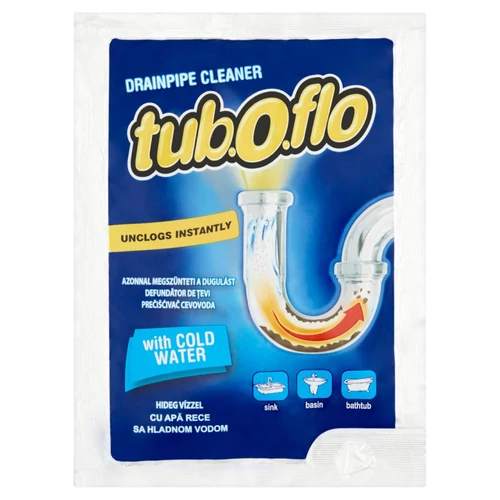 tub.O.flo Lefolyótisztító Granulátum Hideg Vízzel 60 g
