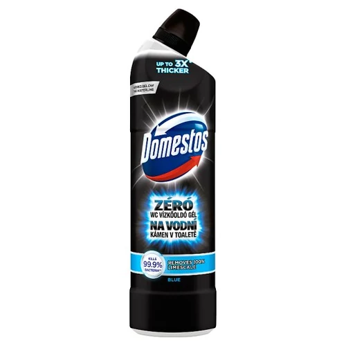 Domestos Zéró WC Vízkőoldó Gél Blue 750 ml (#12)