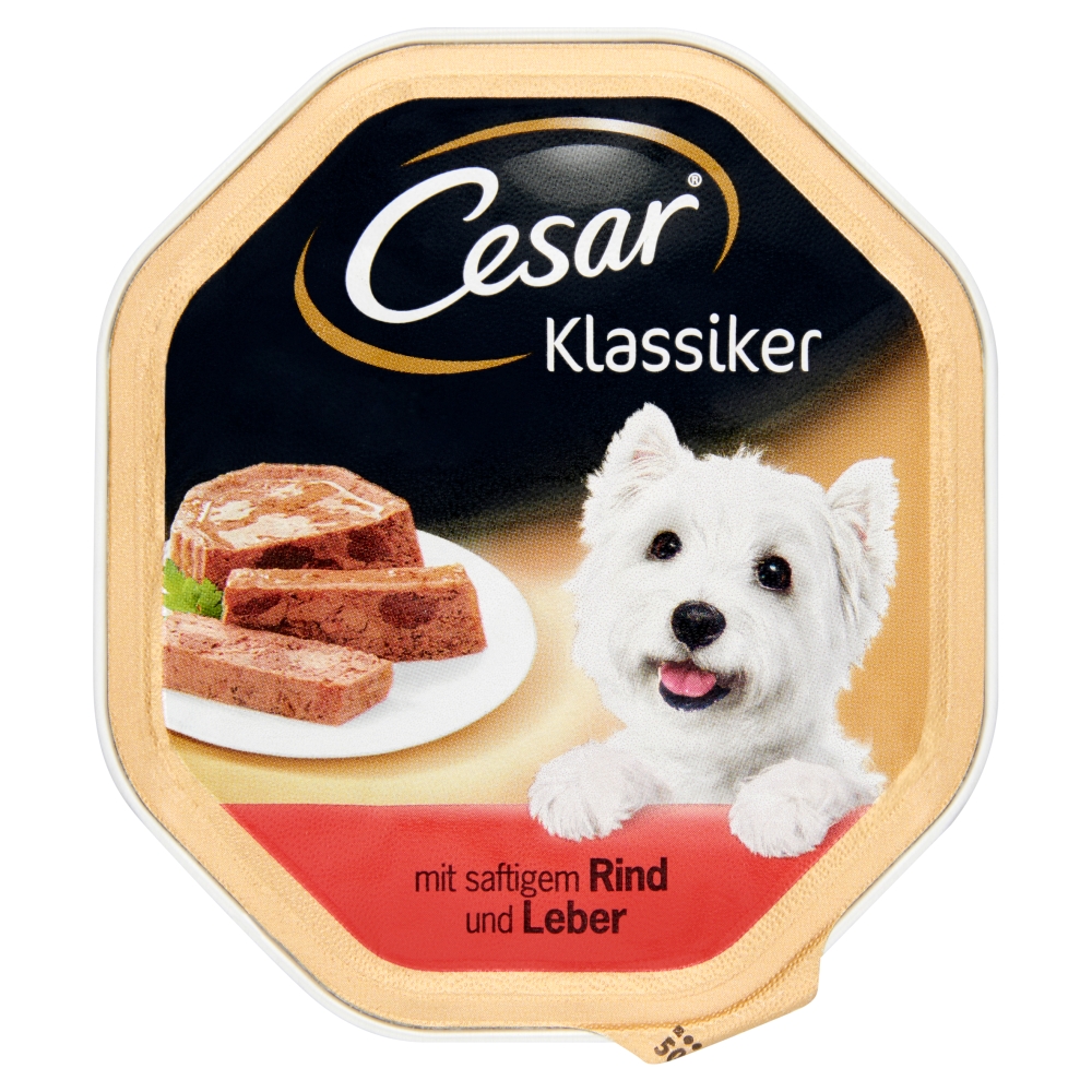 Cesar Kutyaeledel Marhahússal és Májjal Konzerv 150 g