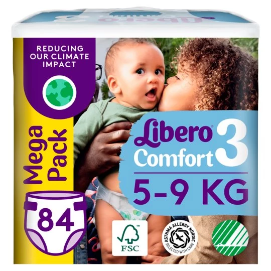 Libero Comfort Pelenka Midi (3) 5-9 kg Megapack 84 db 