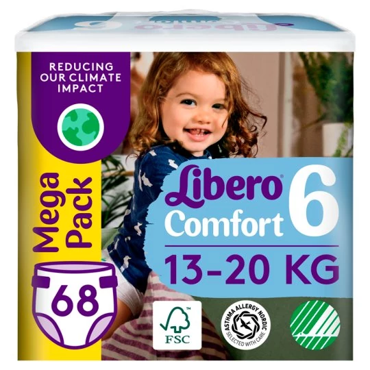 Libero Comfort Pelenka (6) 13-20 kg Megapack 68 db 