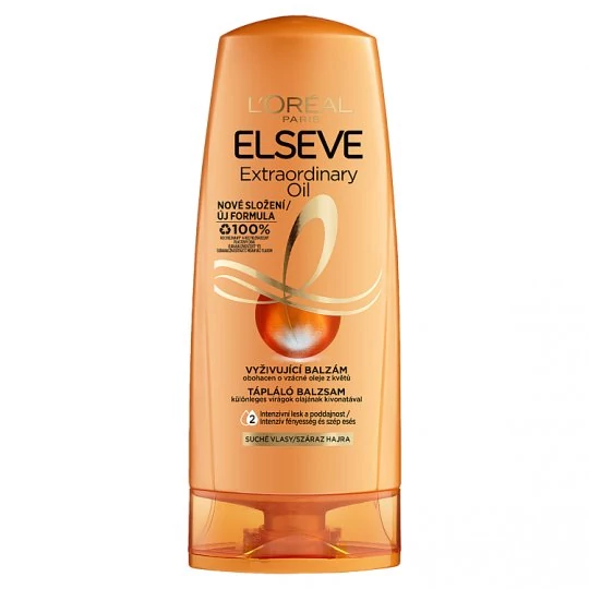 ĽOréal Paris Elseve Extraordinary Oil tápláló balzsam száraz, fakó, durva hajra 200 ml