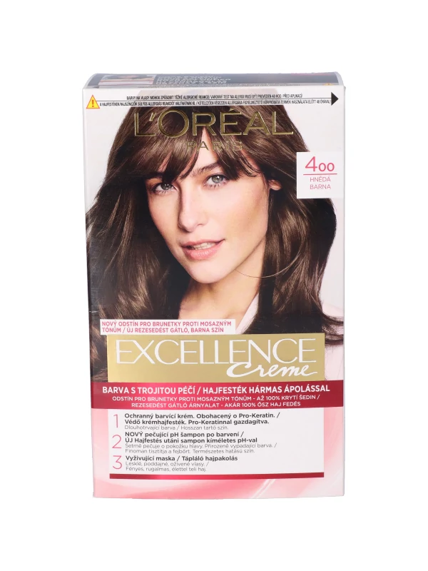 L'oréal Paris Excellence Creme Barna Hajfesték (400)