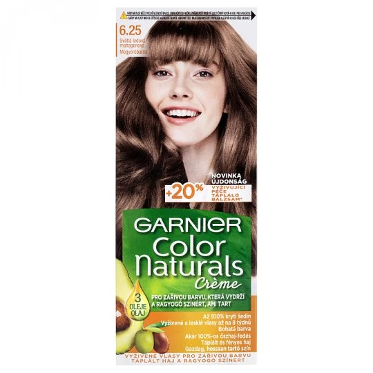 Garnier Color Naturals Tartós hajfesték 6 .25 Mogyoróbarna