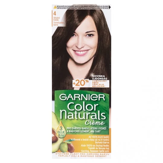 Garnier Color Naturals Tartós hajfesték 4 Természetes barna