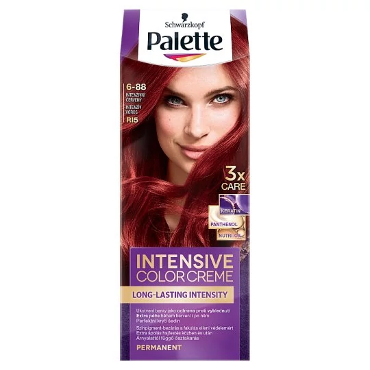 Schwarzkopf Palette Intensive Color Creme tartós hajfesték 6-88 intenzív vörös (RI5)