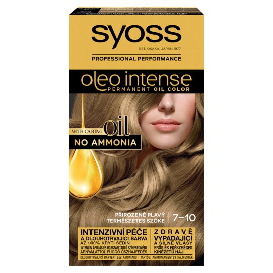 Syoss Color Oleo intenzív olaj hajfesték 7-10 természetes szőke