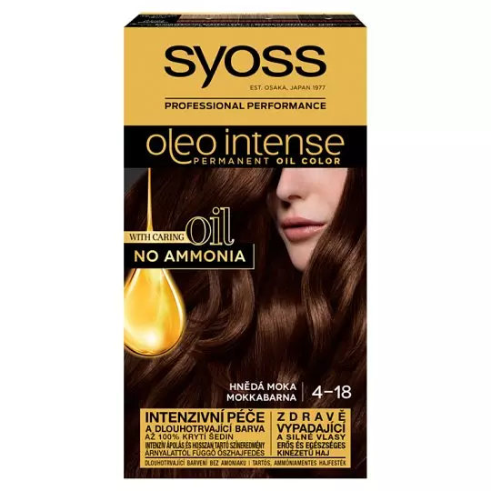 Syoss Color Oleo intenzív olaj hajfesték 4-18 mokka barna
