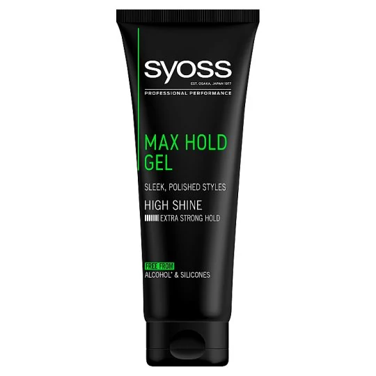 Syoss Max Hold maximális tartás hajformázó zselé 250 ml