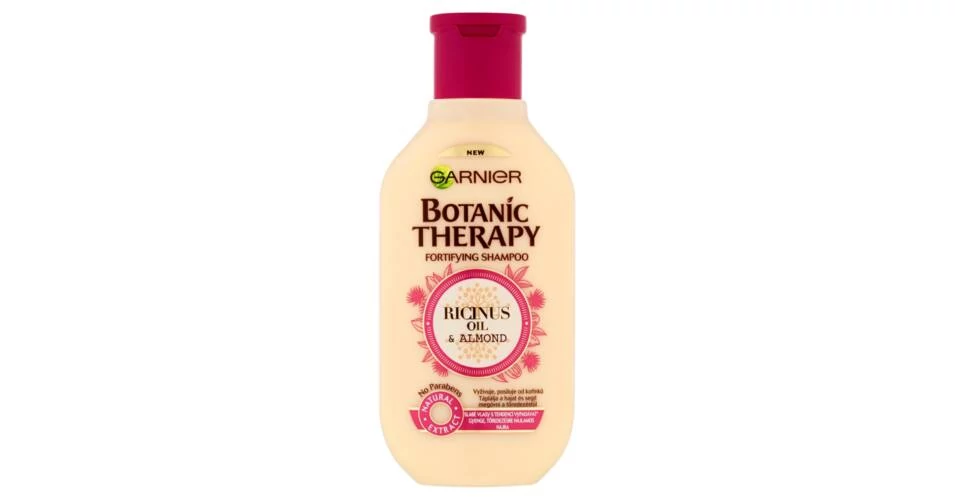 Garnier Botanic Therapy Ricinus Oil & Almond Sampon Gyenge, Töredezésre Hajlamos Hajra 250 ml