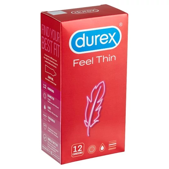 Durex Feel Thin óvszer 12 db