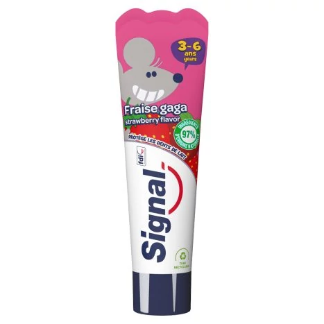 Signal Kids Strawberry Flavour Gyerekfogkrém 2-6 éveseknek 50 ml