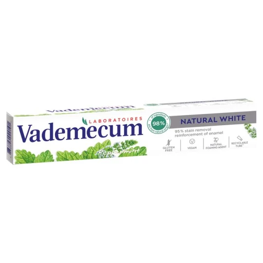Vademecum Natural White fogkrém (fehérítő fogkrém) 75 ml