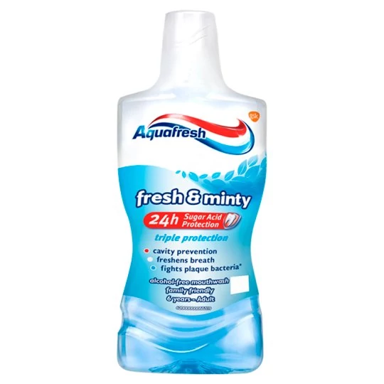 Aquafresh Fresh & Minty Szájvíz 500 ml 