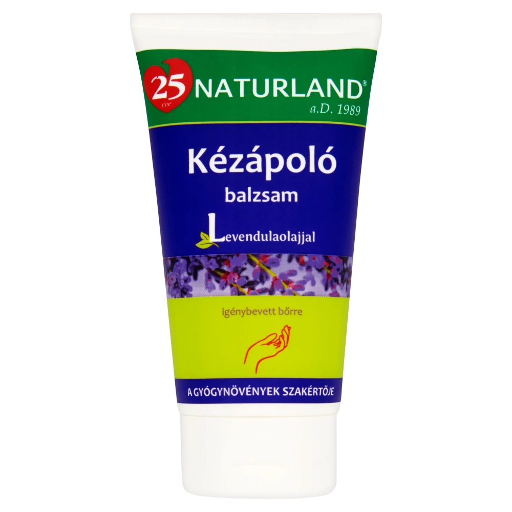 Naturland Kézápoló Balzsam Levendulaolajjal Igénybevett Bőrre 120 ml