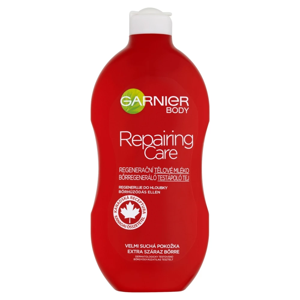 Garnier Repairing Care Bőrregeneráló Testápoló Tej Extra Száraz Bőrre 400 ml