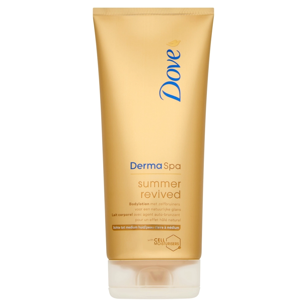 Dove Derma Spa Summer Revived Önbarnító Testápoló Világos-Normál Bőrre 200 ml