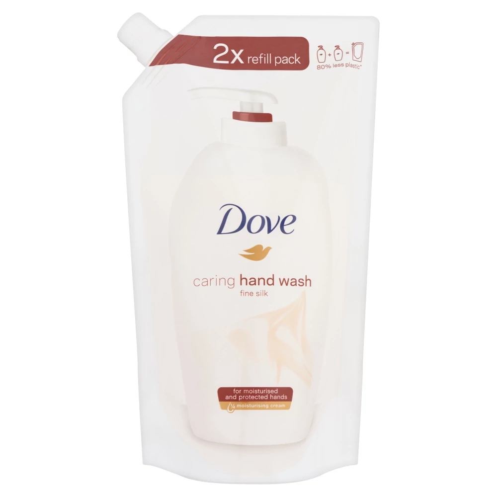 Dove Caring Hand Wash Fine Silk Folyékony Krémszappan utántöltő 500 ml