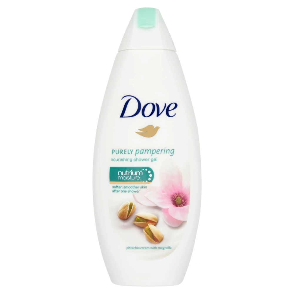 Dove Purely Pampering Bőrtápláló Krémtusfürdő Pisztácia Krémmel és Magnóliával 250 ml