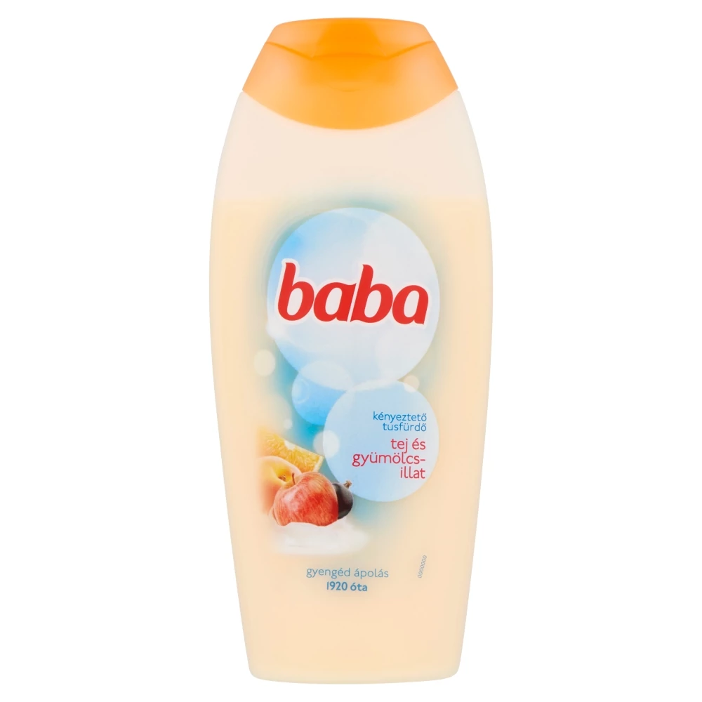 Baba Tusfürdő Tej és Gyümölcsillat 400 ml
