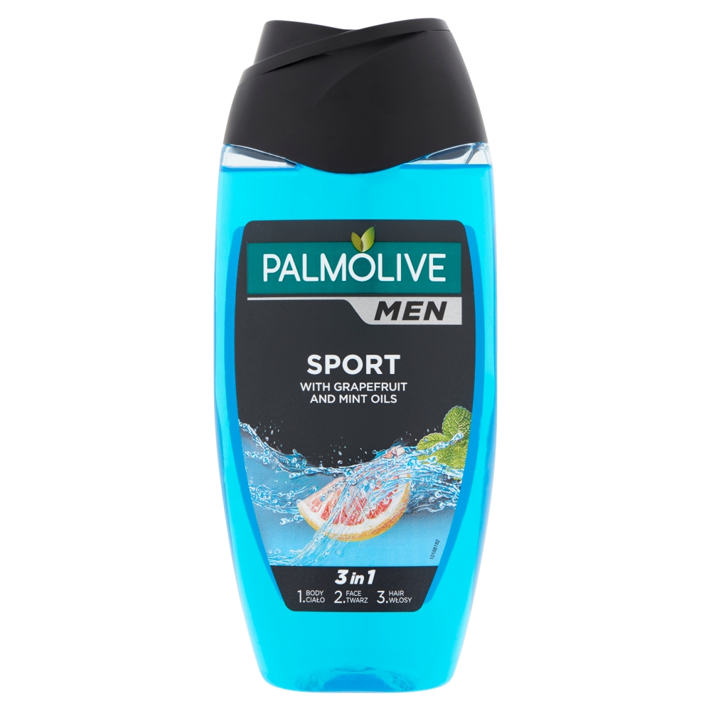 Palmolive Men 3in1 Sport Tusfürdő Testre, Arcra és Hajra 250 ml