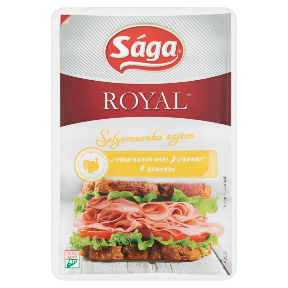 Sága Selyemsonka Sajtos szeletelt 100 g